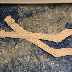 Tan Thigh High Socks (new)